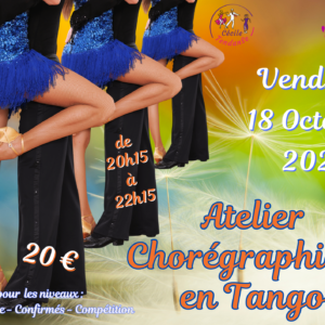 Atelier Chorégraphique Tango 18 octobre 2024