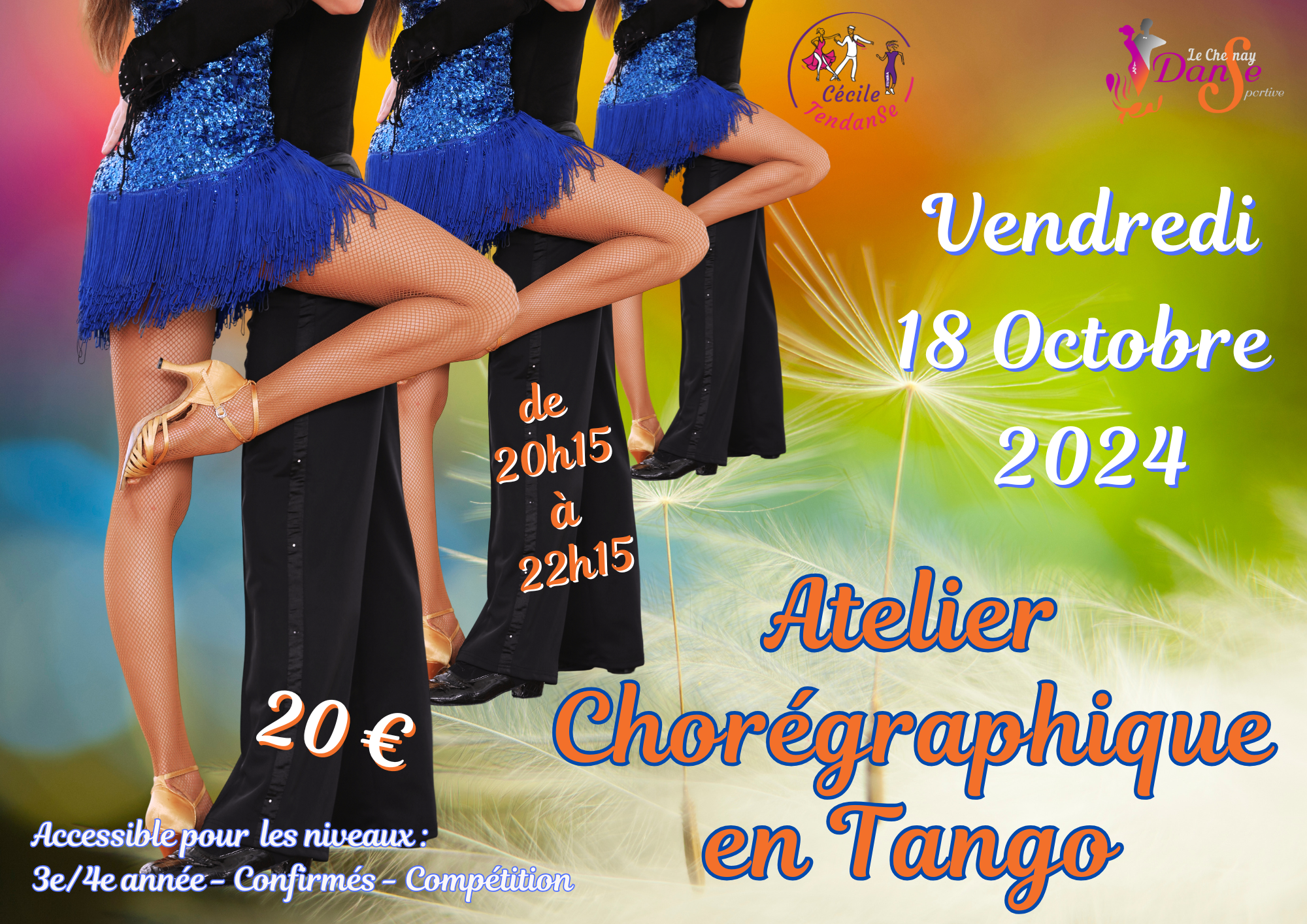 You are currently viewing Atelier Chorégraphique Tango 18 octobre 2024