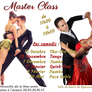 Master Classes saison 2024 2025