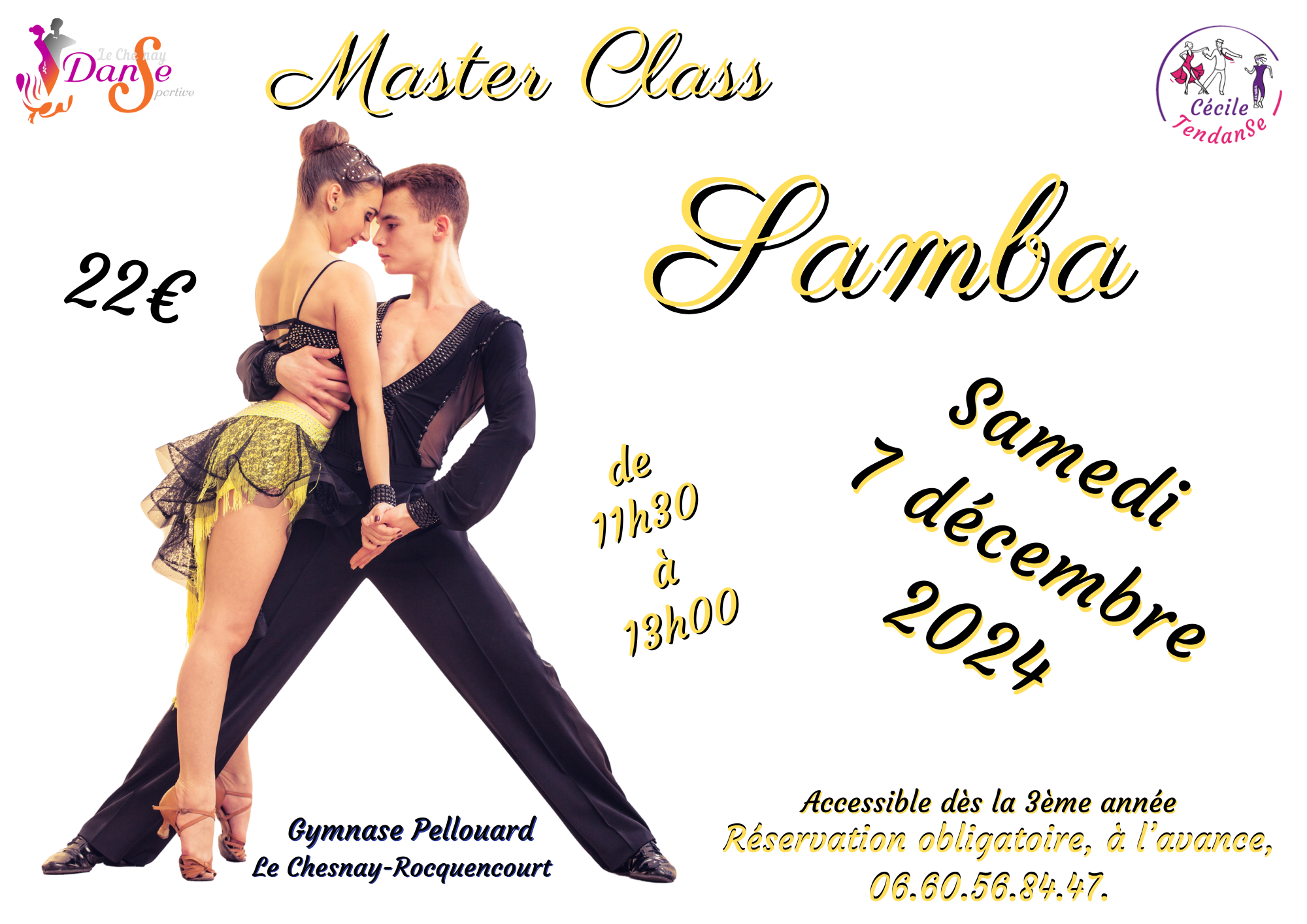 You are currently viewing Master Class SAMBA – 7 Décembre – 11h30