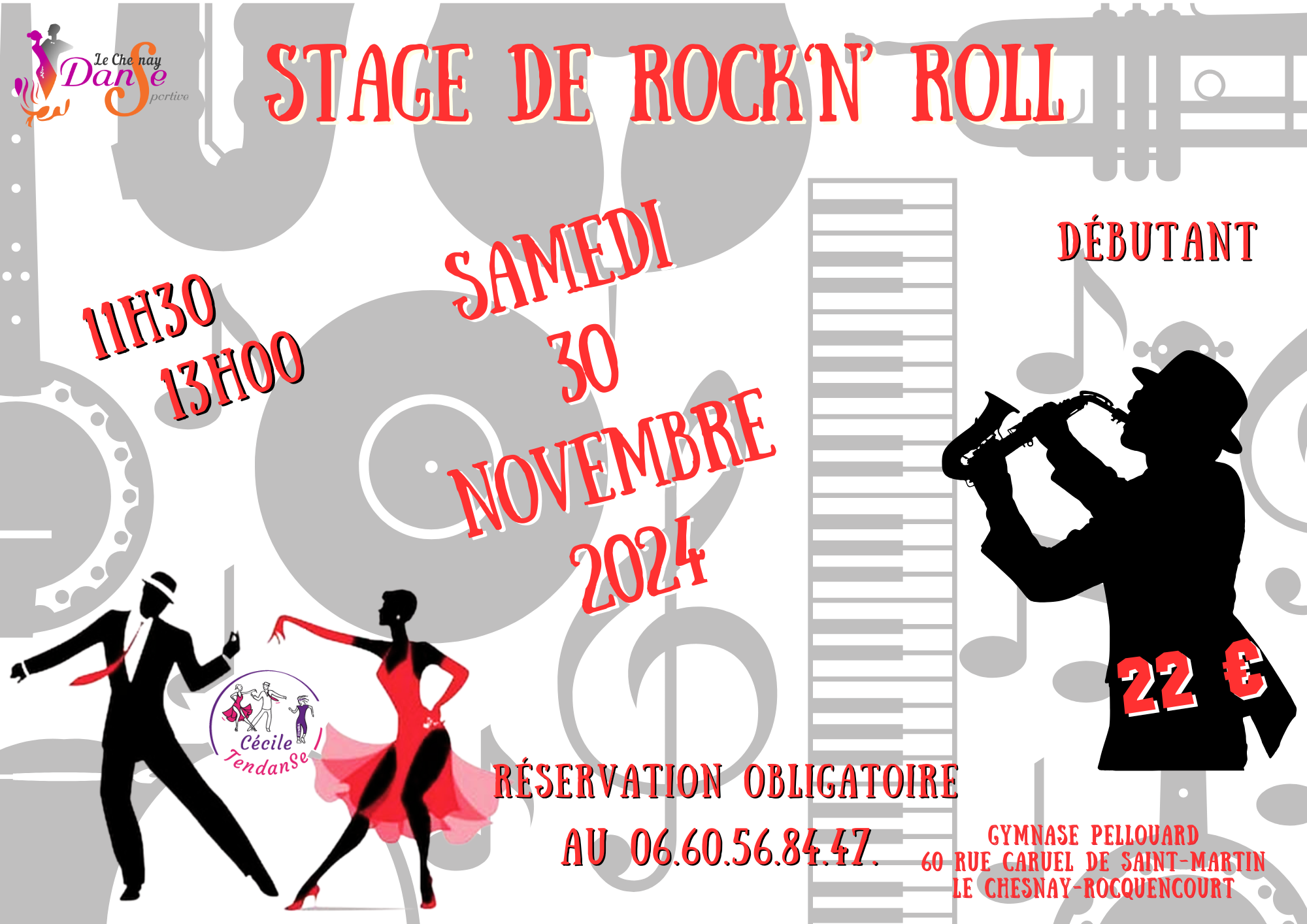 You are currently viewing Rock n’Roll débutants – 30 novembre à 11h30